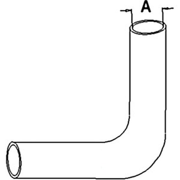 Aftermarket 303424235 Upper Radiator Hose Fits White 160 185 Field Fits boss 170 195 Workhor CSO90-0285 - main